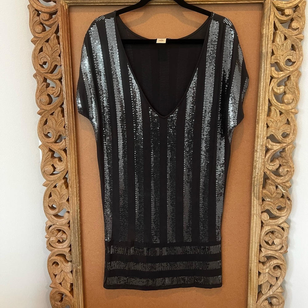 Arden B sequin tunic/dress